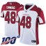 Nike Arizona Cardinals #48 Isaiah Simmons White Youth Stitched NFL 100th Season Vapor Untouchable Limited Jersey