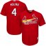 St.Louis Cardinals #4 Yadier Molina Red Cool Base Stitched Youth MLB Jersey