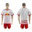 Red Bull Blank White Home Soccer Club Jersey