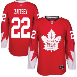 Adidas Toronto Maple Leafs #22 Nikita Zaitsev Red Team Canada Authentic Stitched NHL Jersey