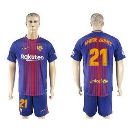 Barcelona #21 Andre Gomes Home Soccer Club Jersey