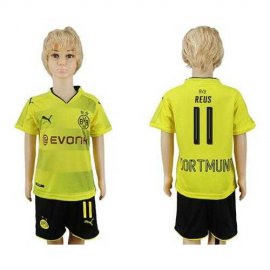Dortmund #11 Reus Home Kid Soccer Club Jersey
