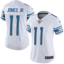 Nike Detroit Lions #11 Marvin Jones Jr White Womens Stitched NFL Vapor Untouchable Limited Jersey