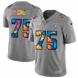 Las Vegas Raiders #75 Howie Long Mens Nike Multi-Color 2020 NFL Crucial Catch NFL Jersey Greyheather