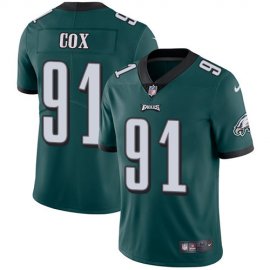 Nike Philadelphia Eagles #91 Fletcher Cox Midnight Green Team Color Youth Stitched NFL Vapor Untouchable Limited Jersey