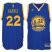 Mens Golden State Warriors #22 Matt Barnes adidas Royal Swingman Road Jersey