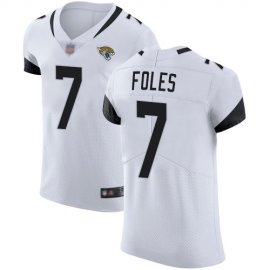 Nike Jacksonville Jaguars #7 Nick Foles White Mens Stitched NFL Vapor Untouchable Elite Jersey