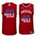 Indiana Hoosiers #40 Cody Zeller Red 40 Big 10 Patch USA Flag College Basketball Jersey