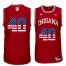 Indiana Hoosiers #40 Cody Zeller Red 40 Big 10 Patch USA Flag College Basketball Jersey