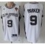 San Antonio Spurs 9 Tony Parker White Revolution 30 Swingman 2013 Finals Patch NBA Jerseys Cheap