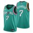 Nike San Antonio Spurs #7 Josh Richardson Mens 2022-23 City Edition NBA Jersey – Cherry Blossom Teal Mens