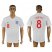 England #8 Lampard Home Thai Version Soccer Country Jersey