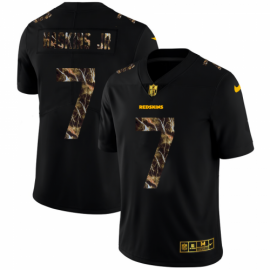 Washington Football Team #7 Dwayne Haskins Jr Mens Black Nike Flocked Lightning Vapor Limited NFL Jersey
