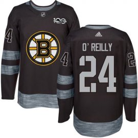 Adidas Boston Bruins #24 Terry OReilly Black 1917-2017 100th Anniversary Stitched NHL Jersey