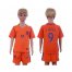Holland #9 V.persie Home Kid Soccer Country Jersey