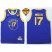Warriors #17 Chris Mullin Blue New Throwback The Finals Patch Stitched NBA Jersey