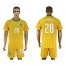 Cote dlvoire #28 Doumbia Home Soccer Country Jersey