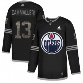 Adidas Edmonton Oilers #13 Michael Cammalleri Black Authentic Classic Stitched NHL Jersey