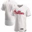 Philadelphia Phillies Mens Nike White Home 2020 Authentic Official Team MLB Jersey