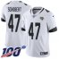 Nike Jacksonville Jaguars #47 Joe Schobert White Mens Stitched NFL 100th Season Vapor Untouchable Limited Jersey