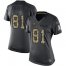 Nike Los Angeles Rams #81 Gerald Everett Black Womens Stitched NFL Limited 2016 Salute to Service Jersey
