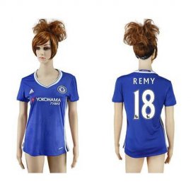 Womens Chelsea #18 Remy Home Soccer Club Jersey