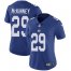 Nike New York Giants #29 Xavier McKinney Royal Blue Team Color Womens Stitched NFL Vapor Untouchable Limited Jersey