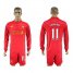 Liverpool #11 Firmino Home Long Sleeves Soccer Club Jersey