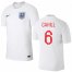 England #6 Cahill Home Thai Version Soccer Country Jersey