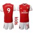 Arsenal #9 Lacazette Home Kid Soccer Club Jersey