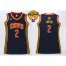 Womens Cavaliers #2 Kyrie Irving Navy Blue The Finals Patch Dress Stitched NBA Jersey
