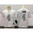 Toddler Nike Las Vegas Raiders #4 Derek Carr White Rush Stitched NFL Elite Jersey