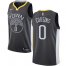Mens Nike Golden State Warriors #0 DeMarcus Cousins Black NBA Swingman Statement Edition Jersey