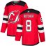 Adidas New Jersey Devils #8 Will Butcher Red Home Authentic Stitched NHL Jersey