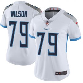 Nike Tennessee Titans #79 Isaiah Wilson White Womens Stitched NFL Vapor Untouchable Limited Jersey