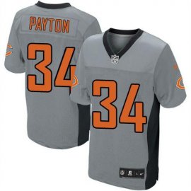 Nike Chicago Bears #34 Walter Payton Grey Shadow Youth Stitched NFL Elite Jersey