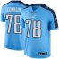 Nike Tennessee Titans #78 Jack Conklin Light Blue Mens Stitched NFL Limited Rush Jersey