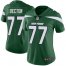 Nike New York Jets #77 Mekhi Becton Green Team Color Womens Stitched NFL Vapor Untouchable Limited Jersey