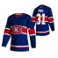 Montreal Canadiens #31 Carey Price Blue Mens Adidas 2020-21 Reverse Retro Alternate NHL Jersey