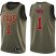 Mens Nike Cleveland Cavaliers #1 Derrick Rose Green Salute to Service NBA Swingman Jersey
