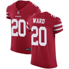 Nike San Francisco 49ers #20 Jimmie Ward Red Team Color Mens Stitched NFL Vapor Untouchable Elite Jersey