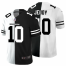 Denver Broncos #10 Jerry Jeudy Mens Black V White Peace Split Nike Vapor Untouchable Limited NFL Jersey