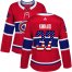 Adidas Montreal Canadiens #37 Keith Kinkaid Red Home Authentic USA Flag Womens Stitched NHL Jersey