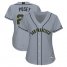 San Francisco Giants #28 Buster Posey Grey 2018 Memorial Day Cool Base Womens Stitched MLB Jersey