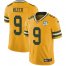 Nike Green Bay Packers #9 DeShone Kizer Yellow Mens 100th Season Stitched NFL Limited Rush Jersey