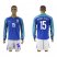 Brazil #15 Daniel Alves Away Long Sleeves Soccer Country Jersey