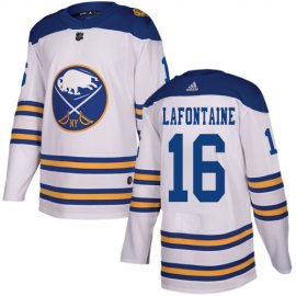 Adidas Buffalo Sabres #16 Pat Lafontaine White Authentic 2018 Winter Classic Stitched NHL Jersey