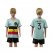 Belgium #3 Lombaerts Away Kid Soccer Country Jersey
