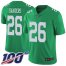 Nike Philadelphia Eagles #26 Miles Sanders Green Mens Stitched NFL Limited Rush 100th Season Jersey