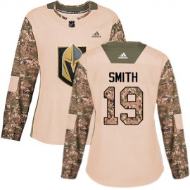 Adidas Vegas Golden Knights #19 Reilly Smith Camo Authentic 2017 Veterans Day Womens Stitched NHL Jersey